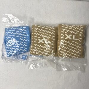 Lot Of 3 Medline Double-Tread Hospital Slipper Socks‎ Non Slip Grip Large & XL